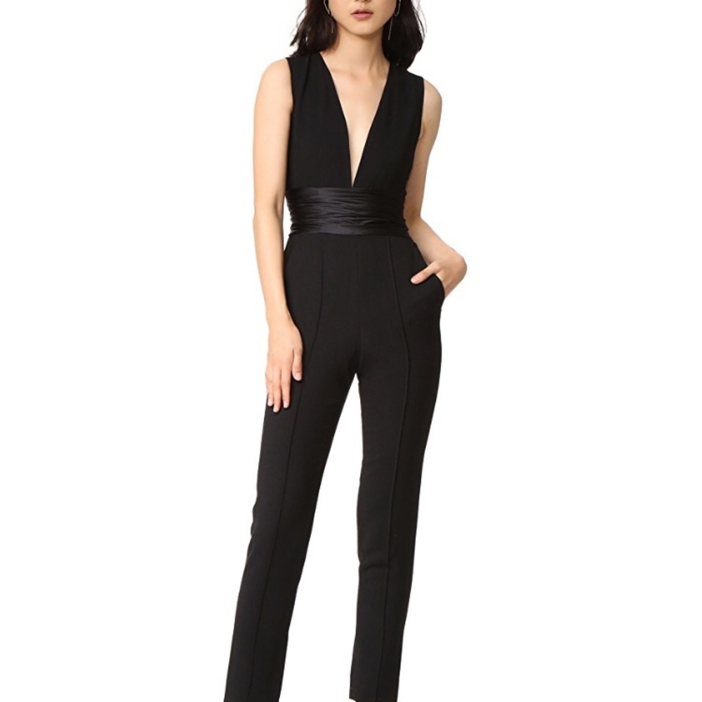 A.L.C. Black Beni Jumpsuit Size 8 EUC - Picture 1 of 8
